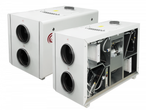 Компактные приточно-вытяжные установки с роторным рекуператором RIRS 5500 HW EKO 3.0